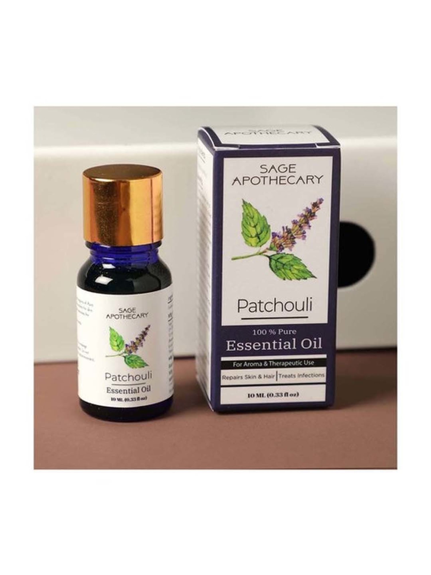 Sage Apothecary Patchouli Essential Oil - 10 ml