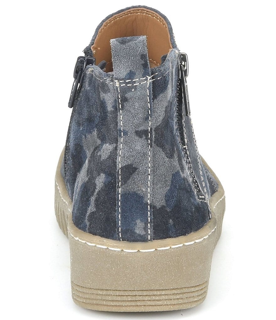 Comfortiva Hartwick Suede Leather High-Top Sneakers
