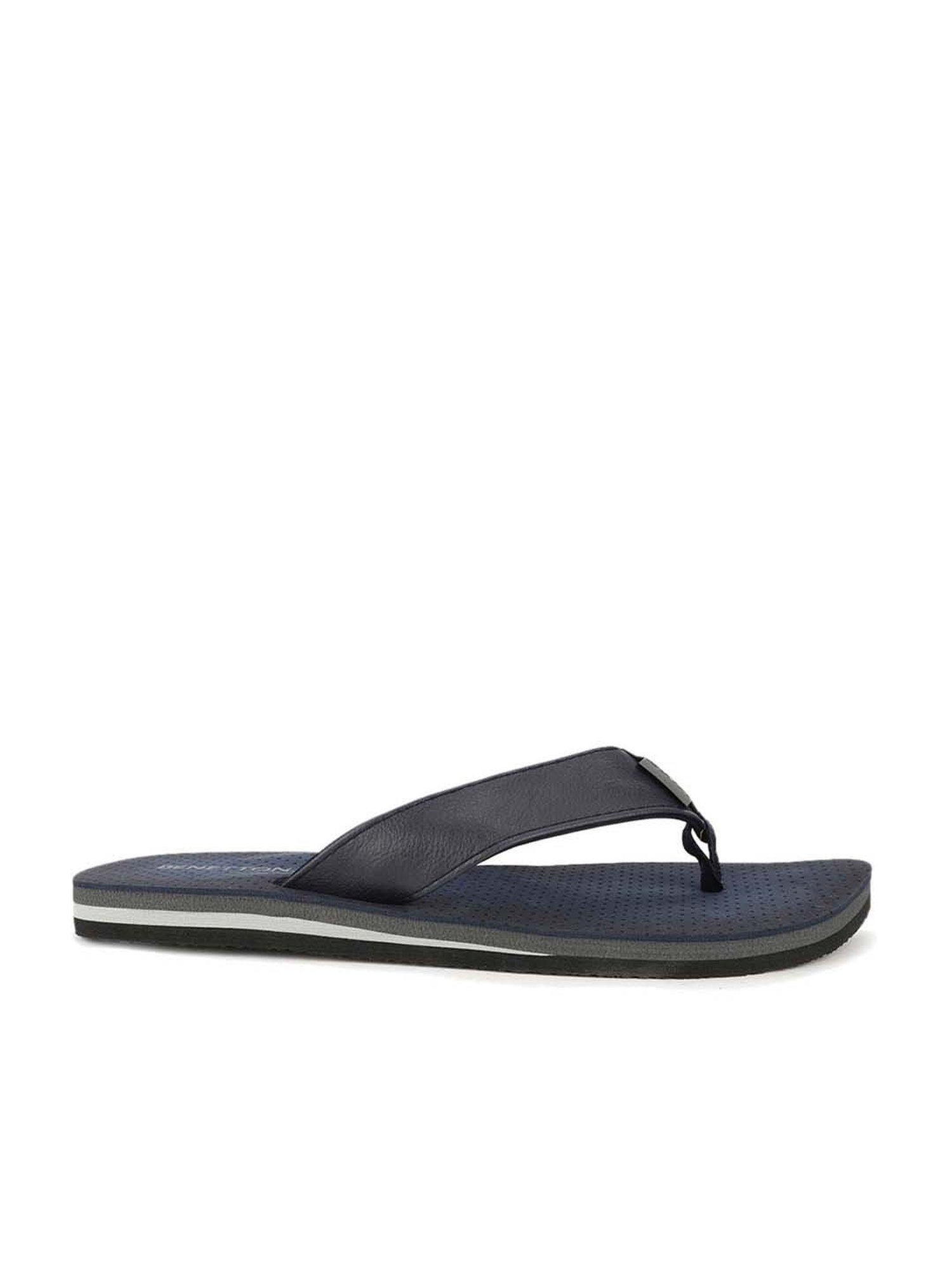 United Colors of Benetton Men's Navy Flip Flops
