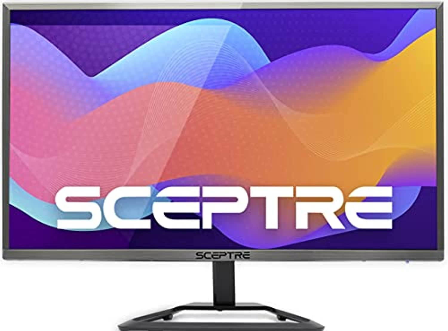 Sceptre IPS 24" LED Monitor 75Hz HDMI VGA 350 Lux, Edgeless Black 2021 (E248W-FPRK)