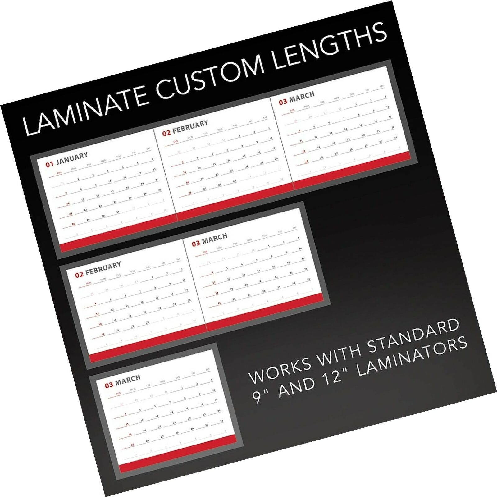 GBC Select-A-Size Thermal Lamination Film, Laminating Roll, for 9" & 12" Lami...