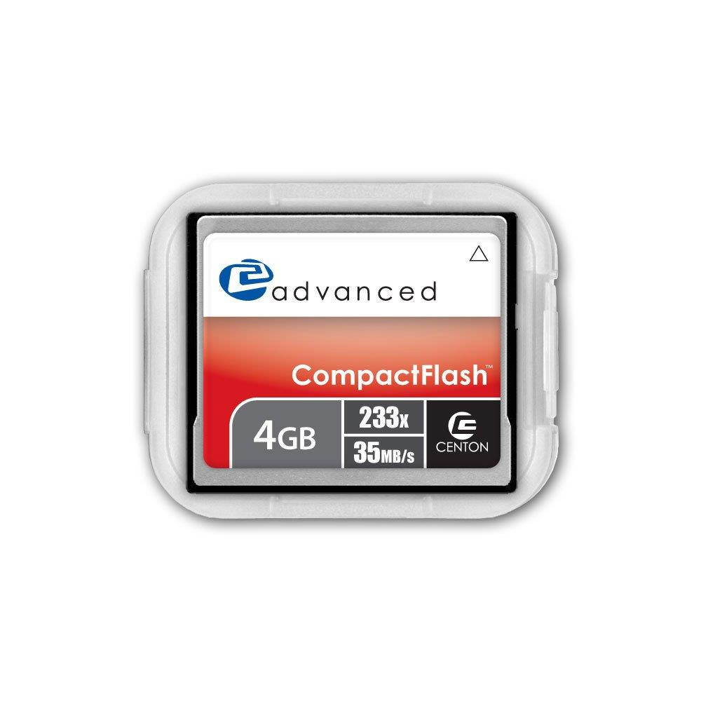Centon 233X CF Type 1-4 GB Flash Card 4GBACF233X (Silver)