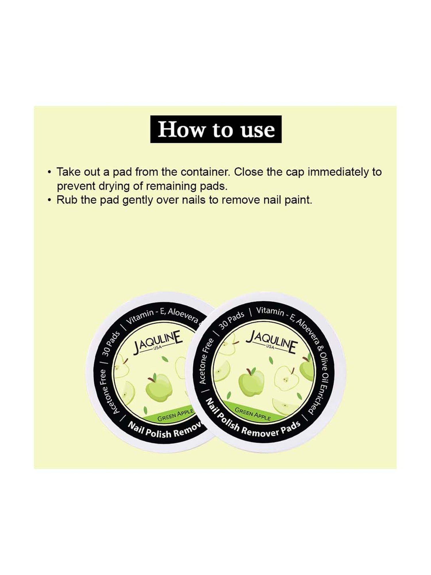 GLAM Nail Wipes Lavender Fragrance - 36 Wipes