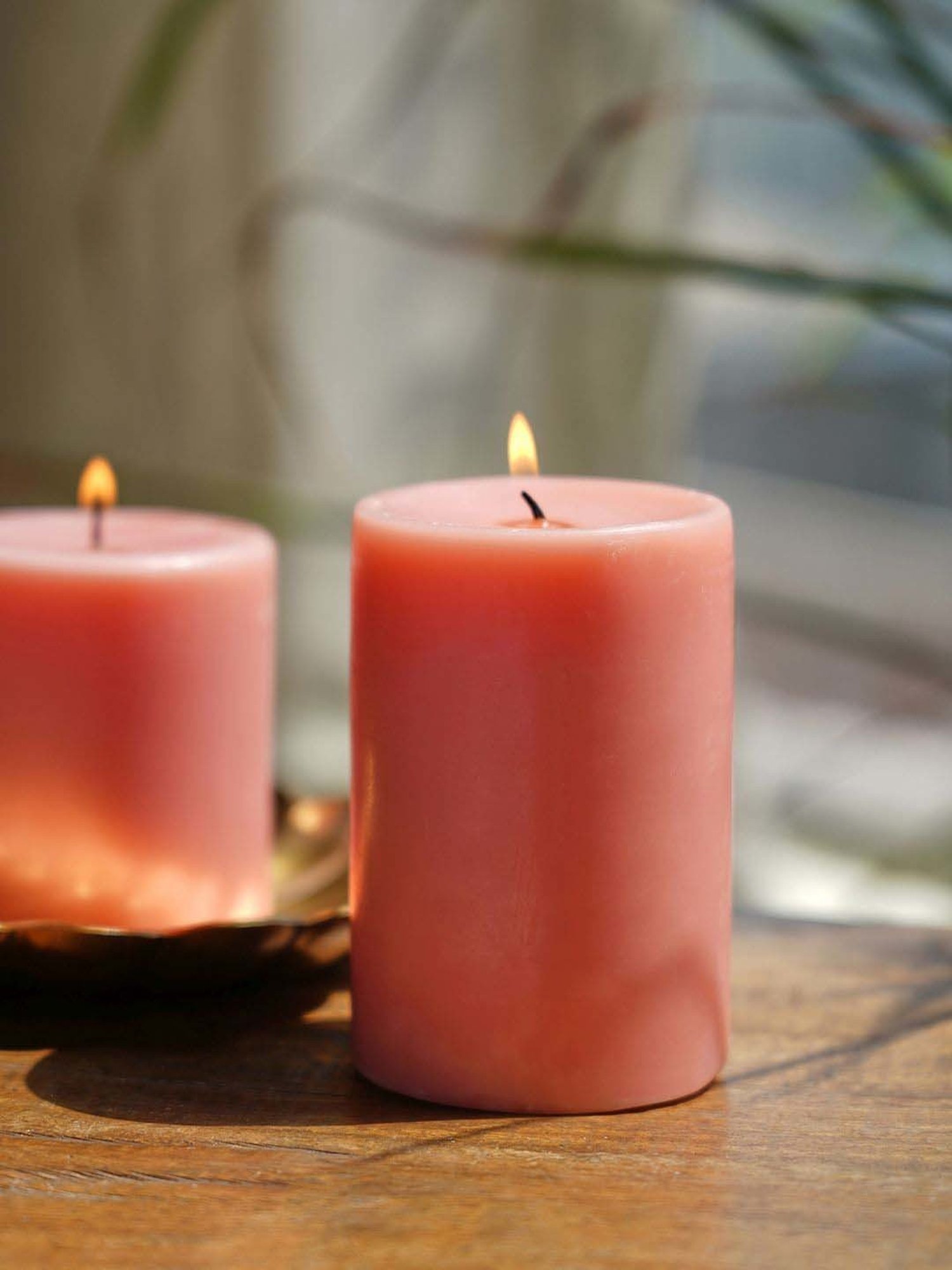 Pure Home and Living Pink Island Fruit Large Pillar Candle