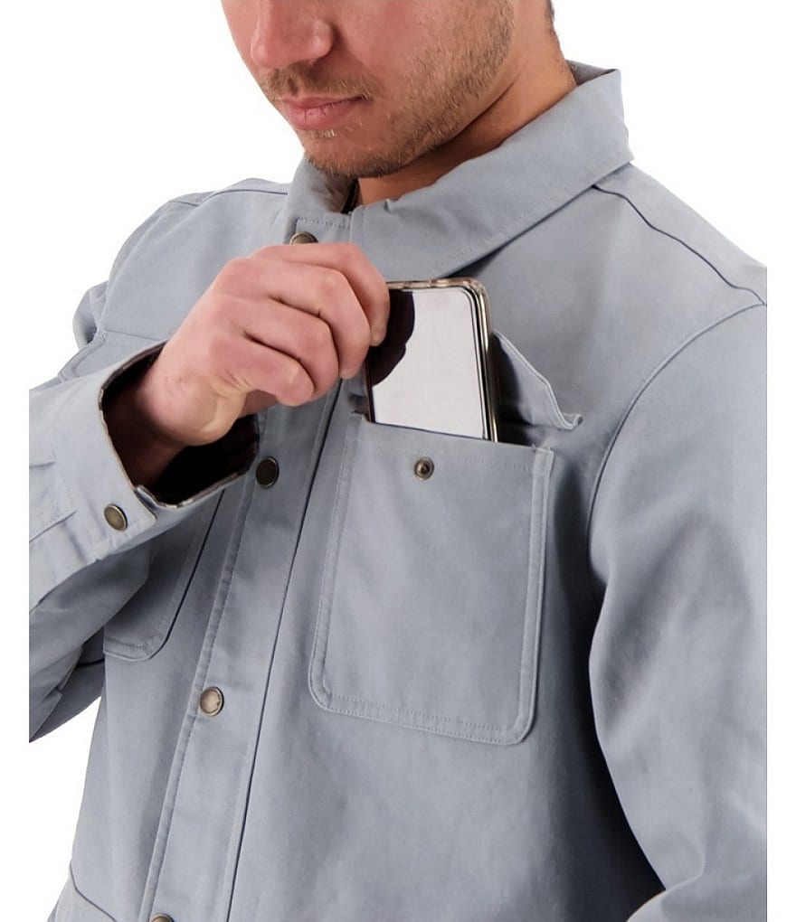 Obermeyer Oliver Waxed Cotton Flannel lined Jacket