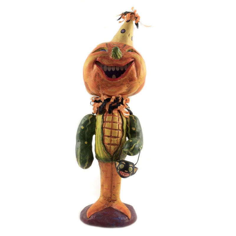 Jorge De Rojas 11.0" Trick Or Treat Sweet Corn Pumpkin Pickles Cat Halloween  -  Decorative Figurines