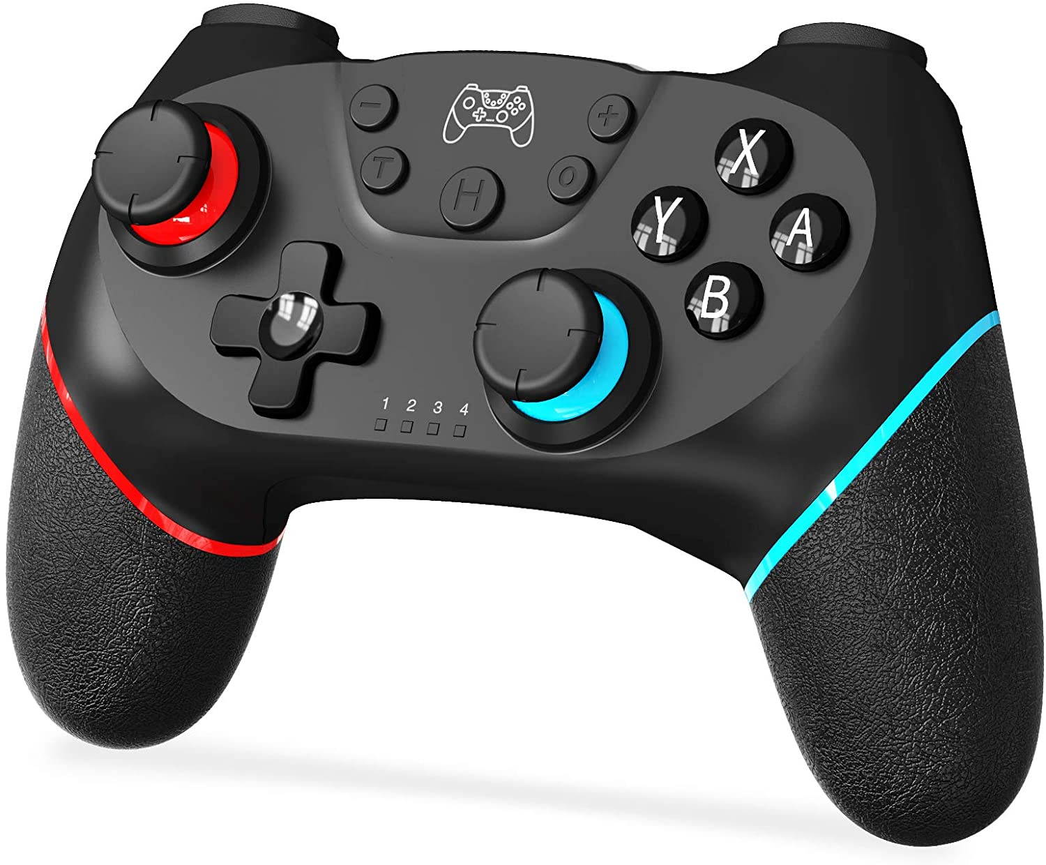 Wireless Controller for Switch/Switch Lite, Switch Pro Wireless Bluetooth Controller Joypad Remote Joycon Replacement,Wireless Switch Remote with Turbo, Motion (Red)