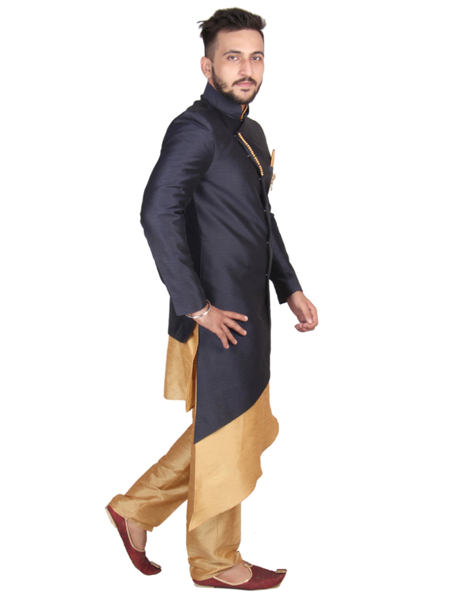 SG RAJASAHAB Multi Regular Fit Kurta Set