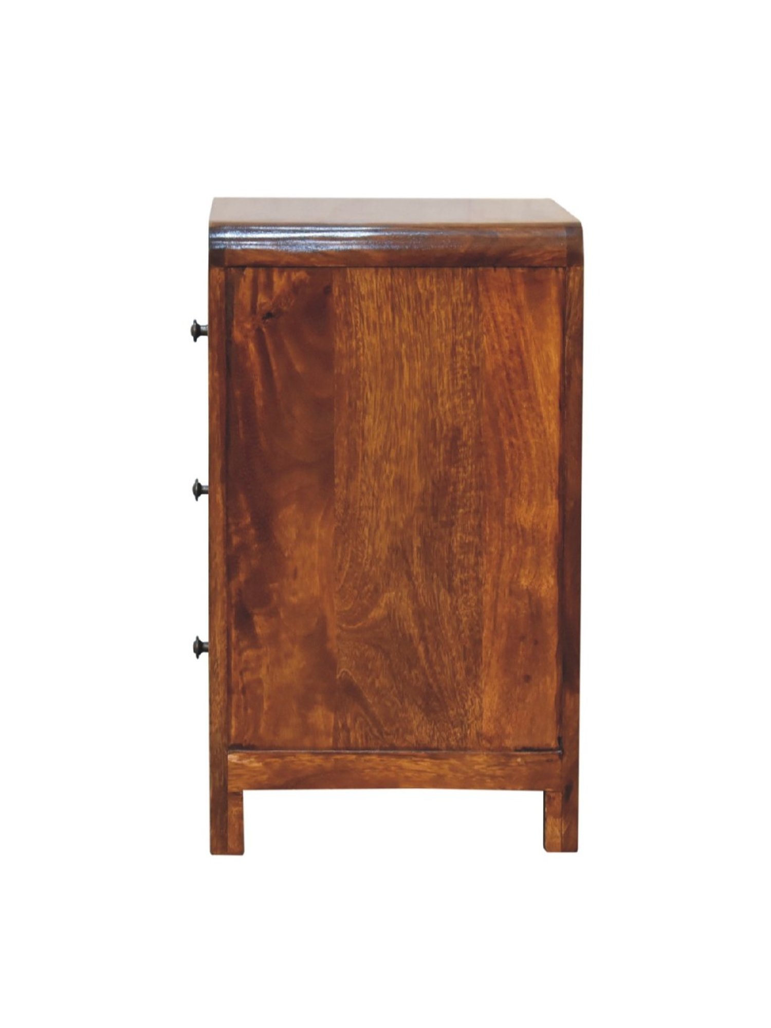 Sleepyhead Ally Teak Brown Sheesham Wood Bedside Table