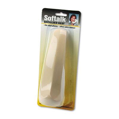 Standard Telephone Shoulder Rest, 2-5/8W x 7-1/2D x 2-1/4L, Ivory