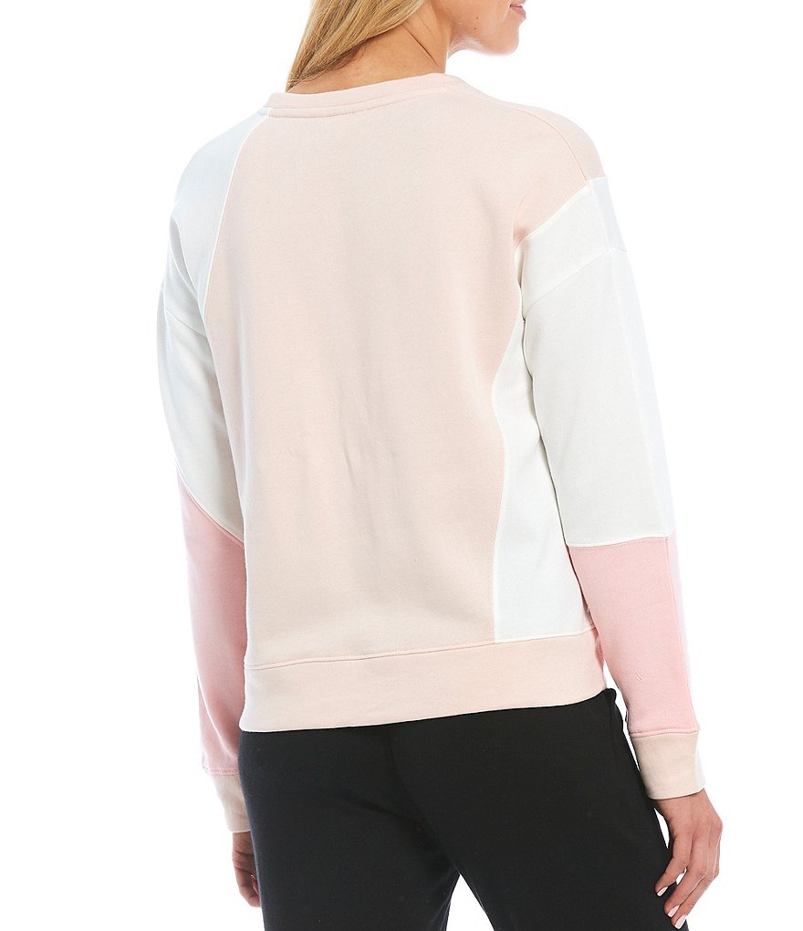 Splendid Knit Morning Star Long Sleeve Jewel Neck Pullover