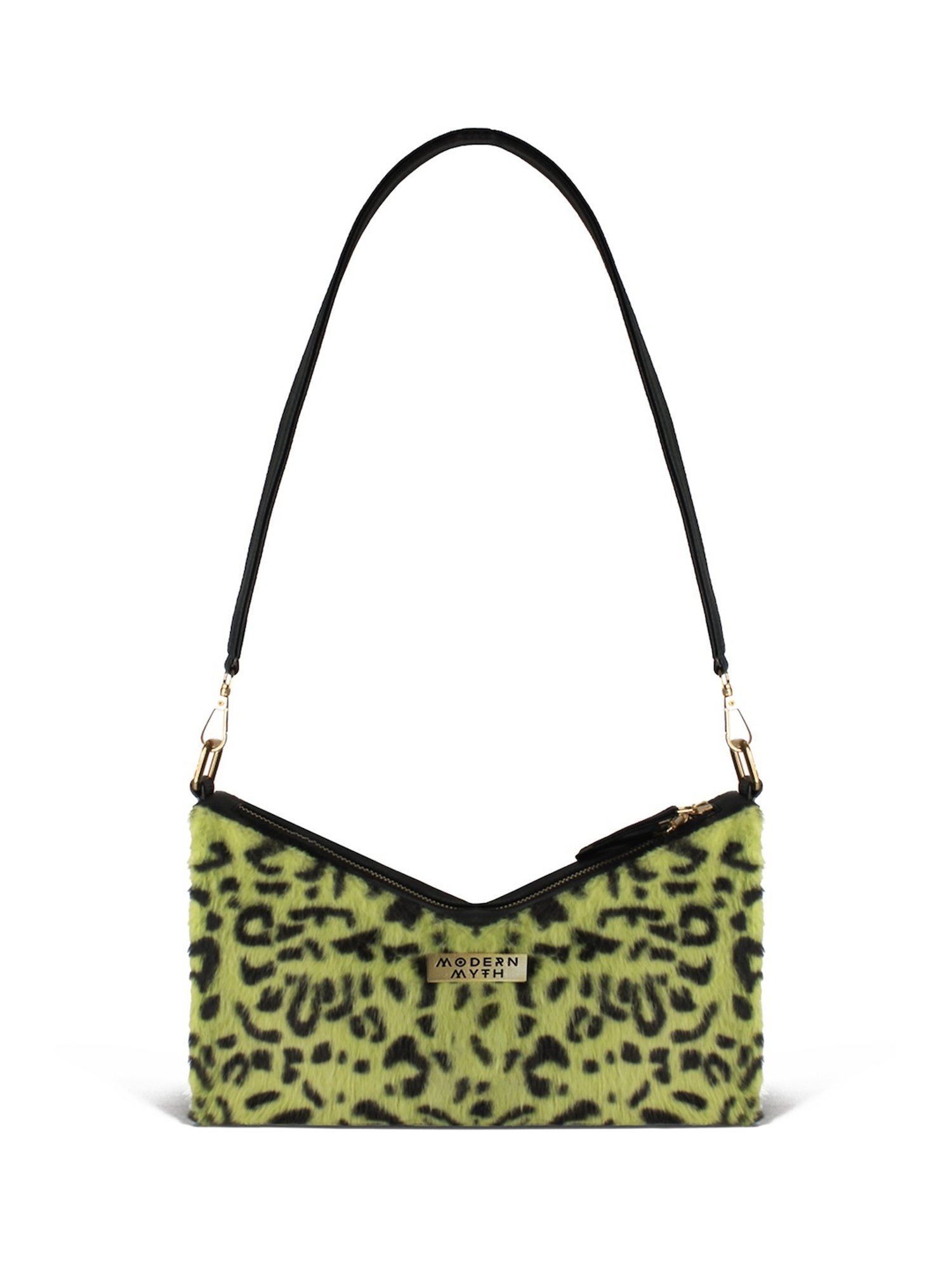 Modern Myth Green Animal Effect Medium Shoulder Bag
