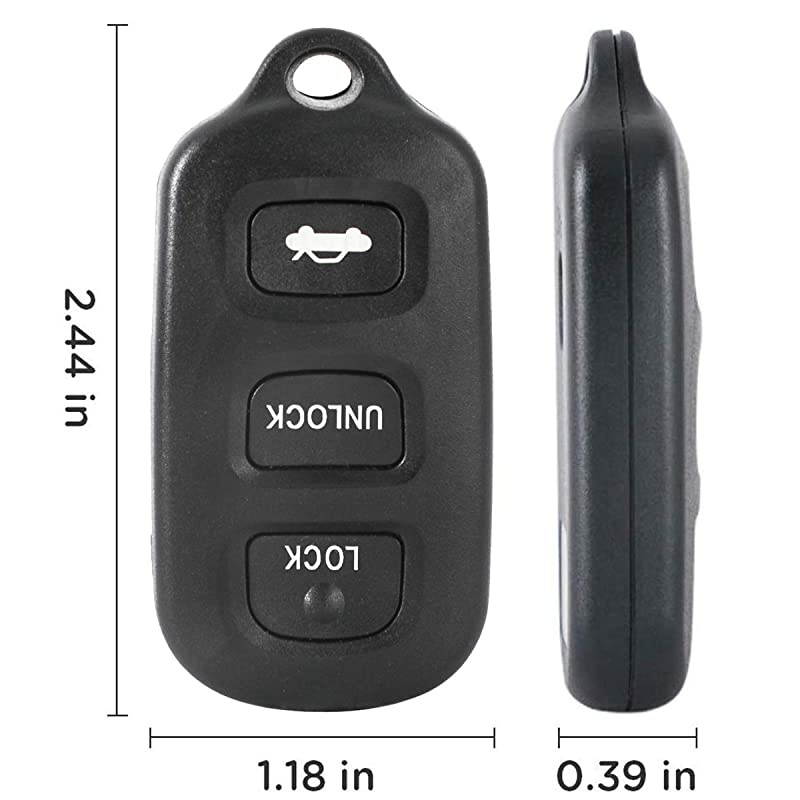 Replacement Key Fob Cover Shell Fit with 4Runner Sequoia