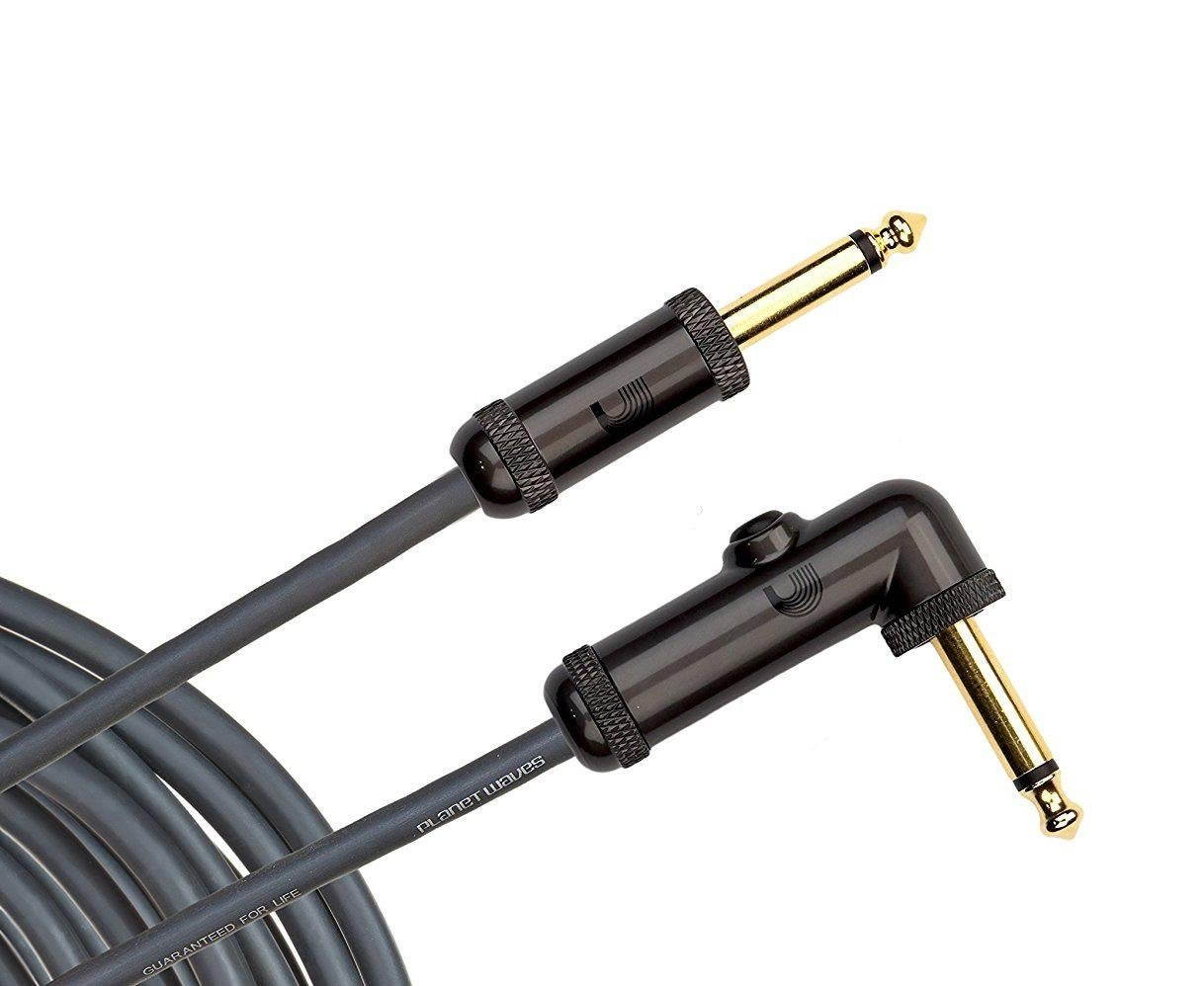 Planet Waves 10ft Circuit Breaker Instrument Cable - Right Angle End