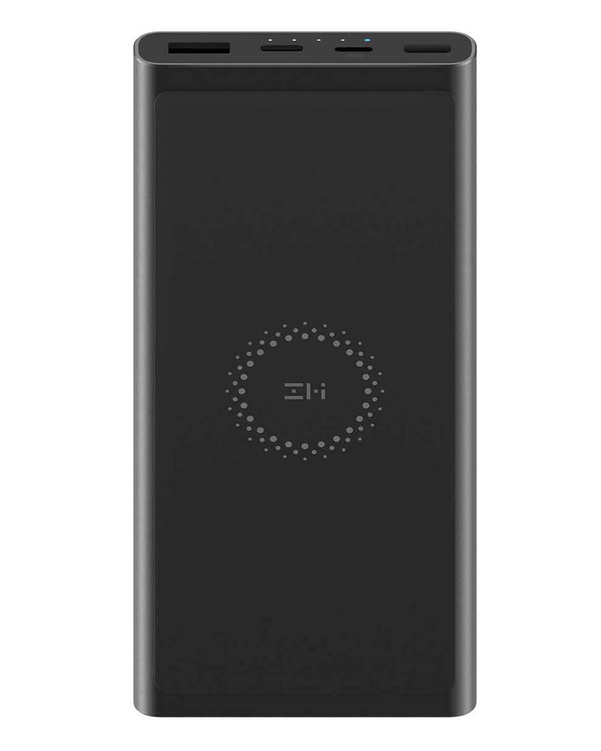 ZMI Power Bank LevPower M10 MFi and Qi Certified USB PD Power Bank Compatible for iPhone 11/Pro/Max/X/XS/XS Max/8/8 Plus and iPad for Wireless and Wired Charging via USB-C or Lightning Port