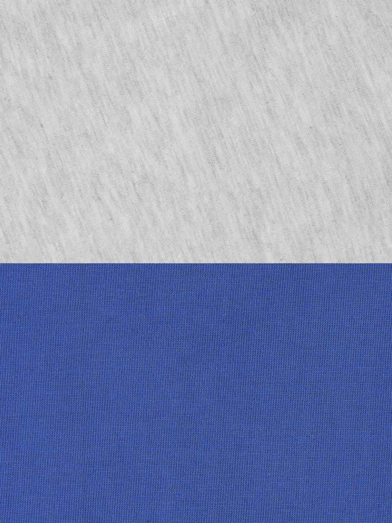 Pantaloons Baby Kids Blue & Grey Cotton Printed Full Sleeves T-Shirt