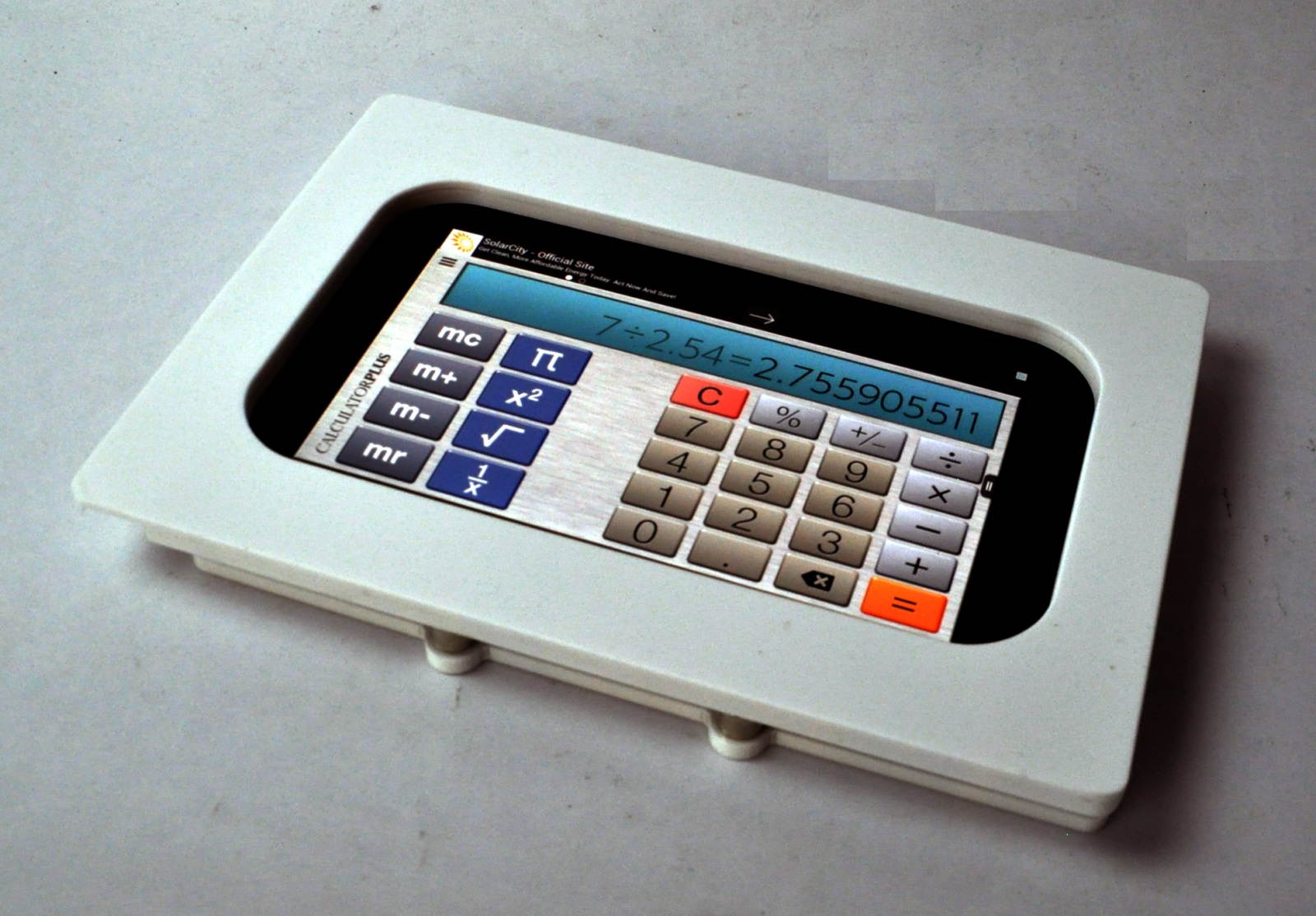 Samsung Galaxy Tab 3 7.0 & Tab 4 7.0 VESA Mount Acrylic Security Enclosure for POS, Kiosk, Store Display