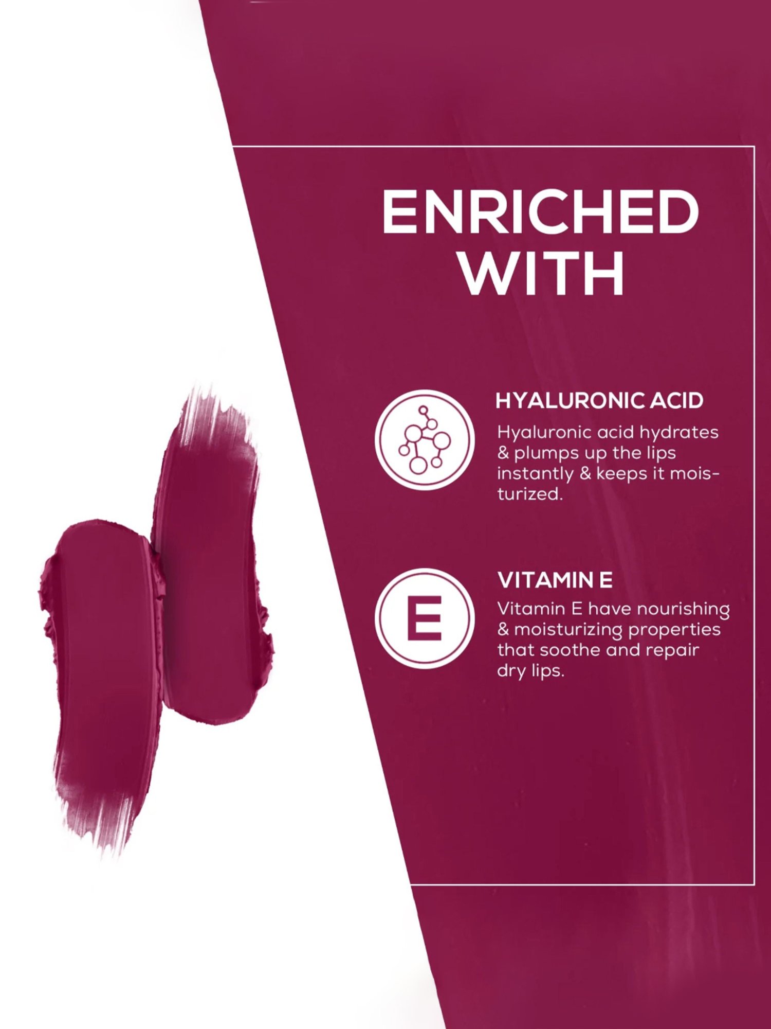 RENEE Stunner Matte Lipstick High Power - 4 gm