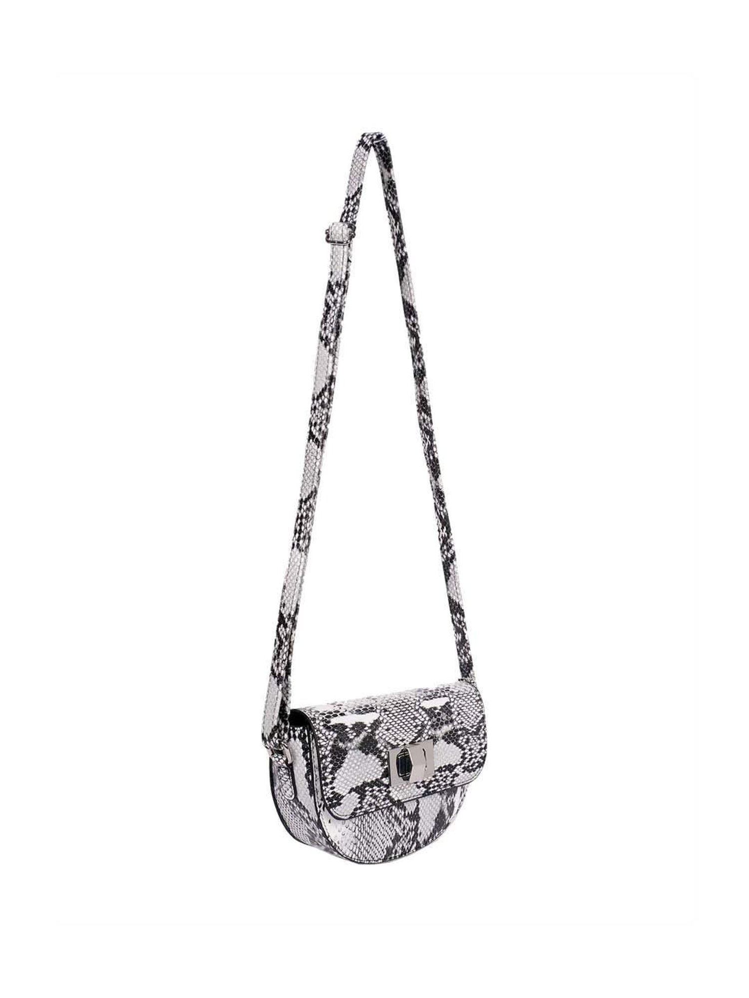 BELWABA White Textured Small Sling Handbag