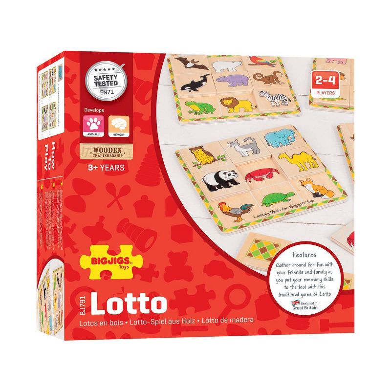 Wooden Lotto Game