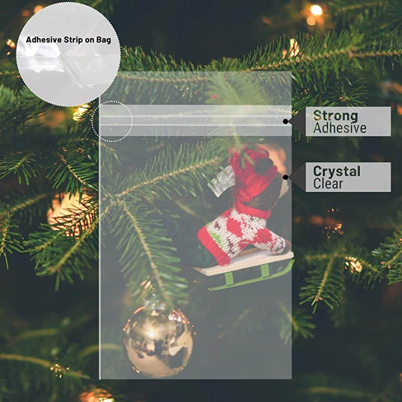 100 5 1/4 X 7 1/8 Clear Bags for 5x7 Photo Mats