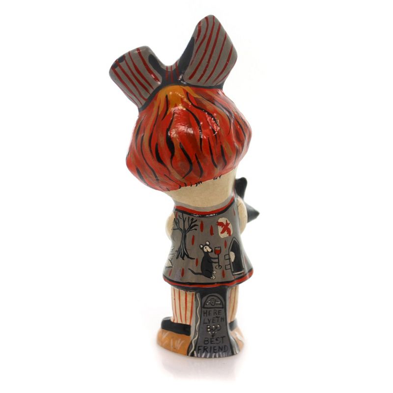 Vaillancourt Ghouly Girl Halloween Chalkware Folk Art  -  Decorative Figurines