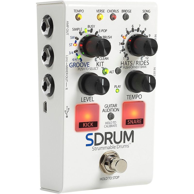 DigiTech SDRUM Auto-Drummer Pedal with BeatScratch Pads
