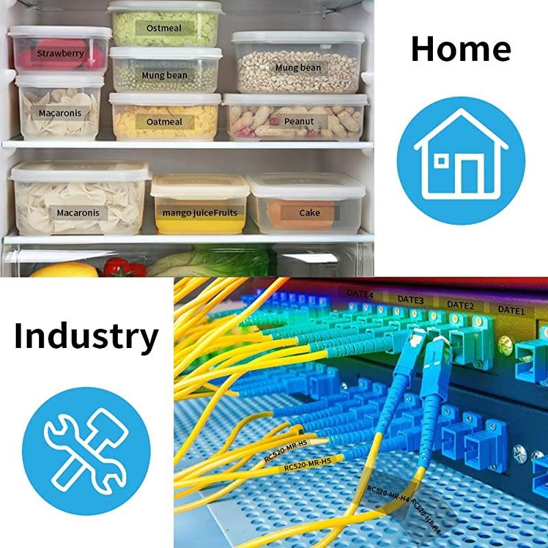 Compatible Label Tape Replacement for Dymo D1 Labels Tape 45010 S0720500 RefillBlack on Clear 12 x 23 Labeling Tape for Dymo LabelManager PnP 160 360D 280 420P 450 Duo Label Maker3P