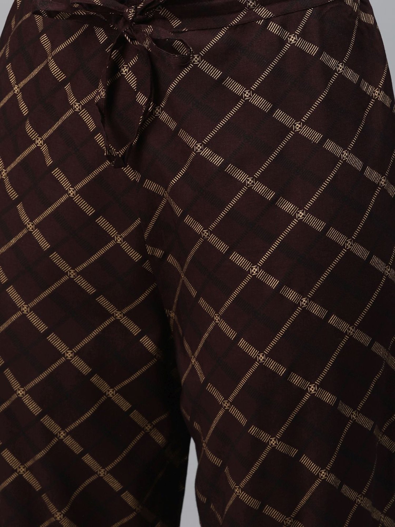 HIGHLIGHT FASHION EXPORT Beige & Brown Floral Print Kurta Pant Set