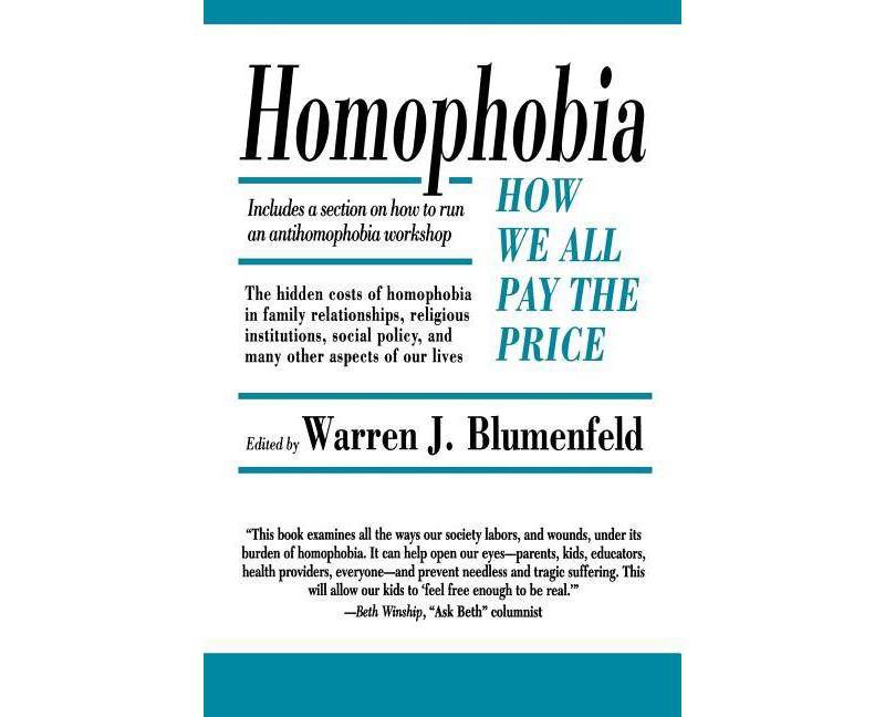 Homophobia - by  Warren J Blumenfeld (Paperback)