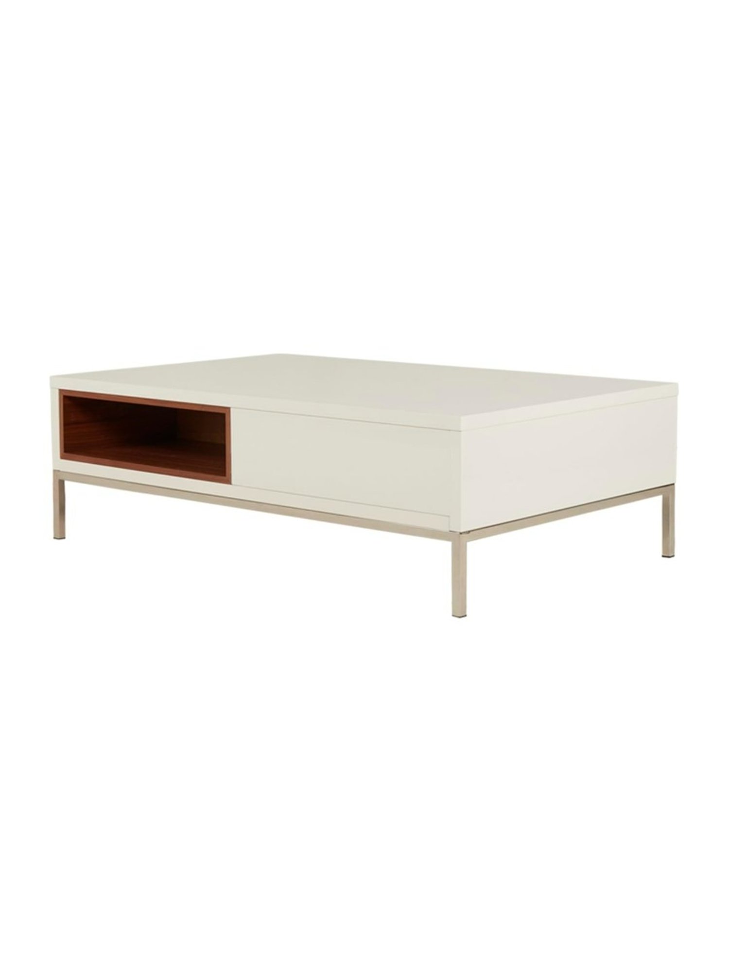 Godrej Interio Accord White Engineered Wood Coffee Table