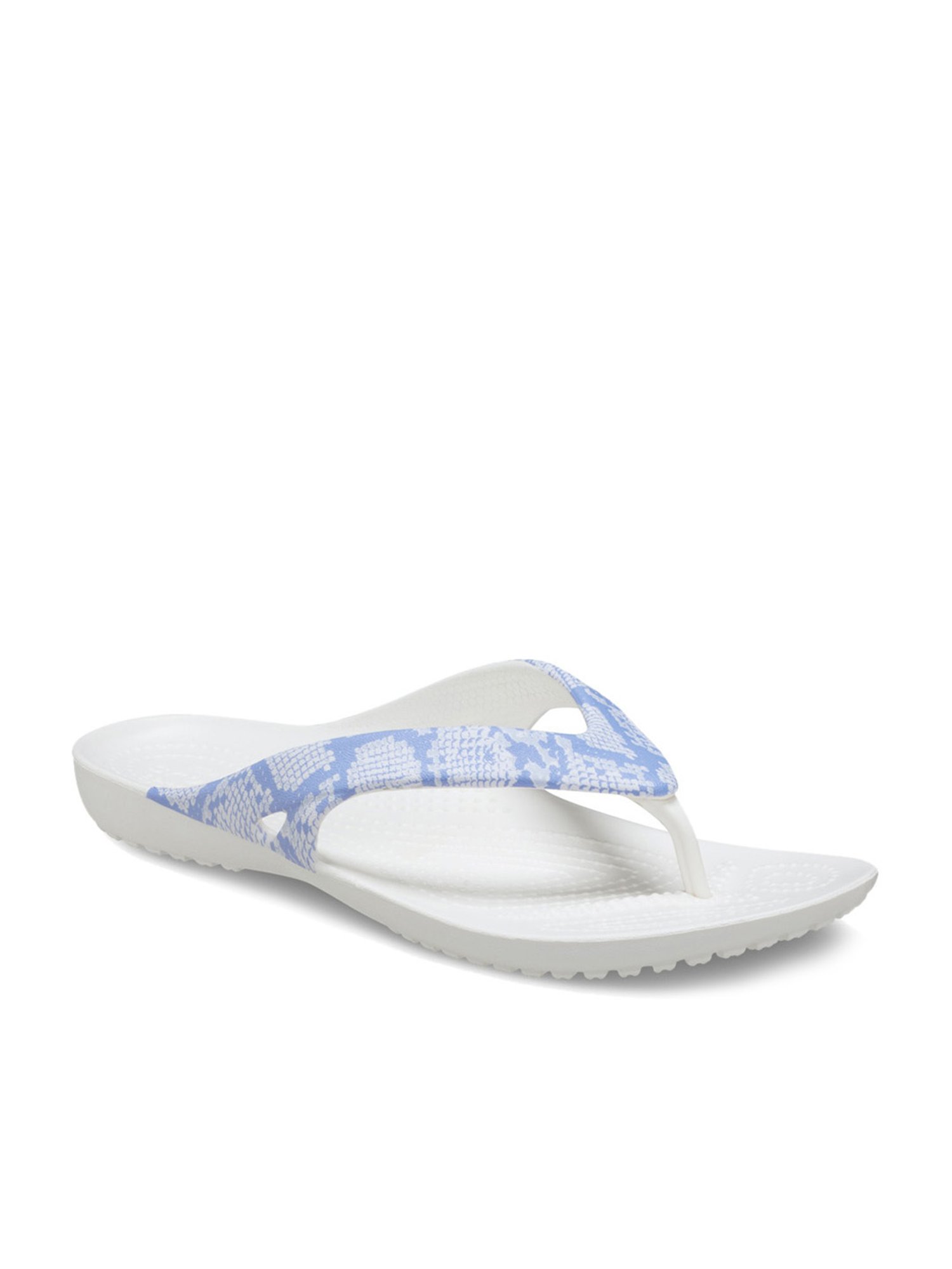 Crocs Women's Kadee Blue Flip Flops