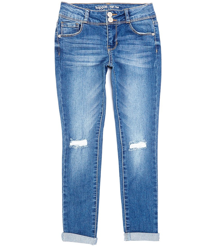 Celebrity Pink Big Girls 7-16 Skinny-Fit Roll-Cuff Jeans