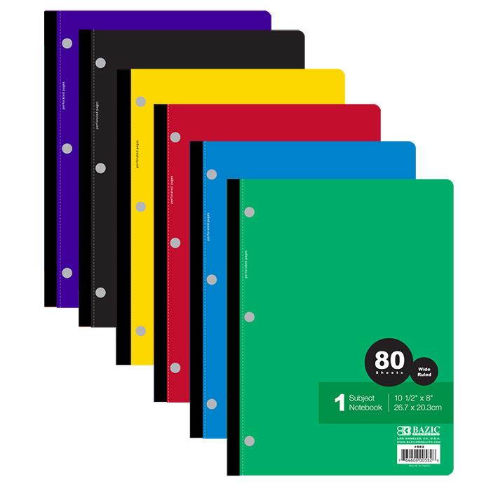 Bazic 582- 24 withR 80 Ct. Wireless Notebook- Pack of 24