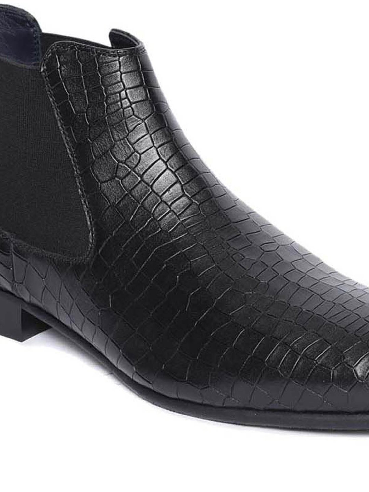 Gabicci Men's Patrick Black Chelsea Boots