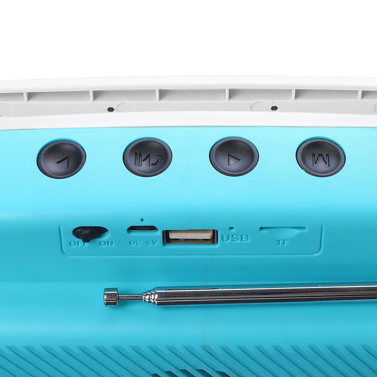 KA340 5Way Powered Rechargeable LED Camping Lantern Emergency AMFMSW NOAA Weather Alert Radio with Bluetooth Flashlight 5V USB Mobile Phone Charger MP3 Player Siren Gold