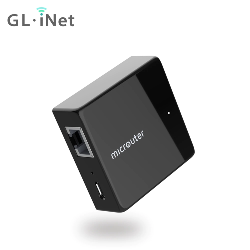 microuter-N300 Access Points Nano Travel Router OpenWrt Pre-Installed WiFi Repeater Bridge AP Extender 300Mbps One Ether Port
