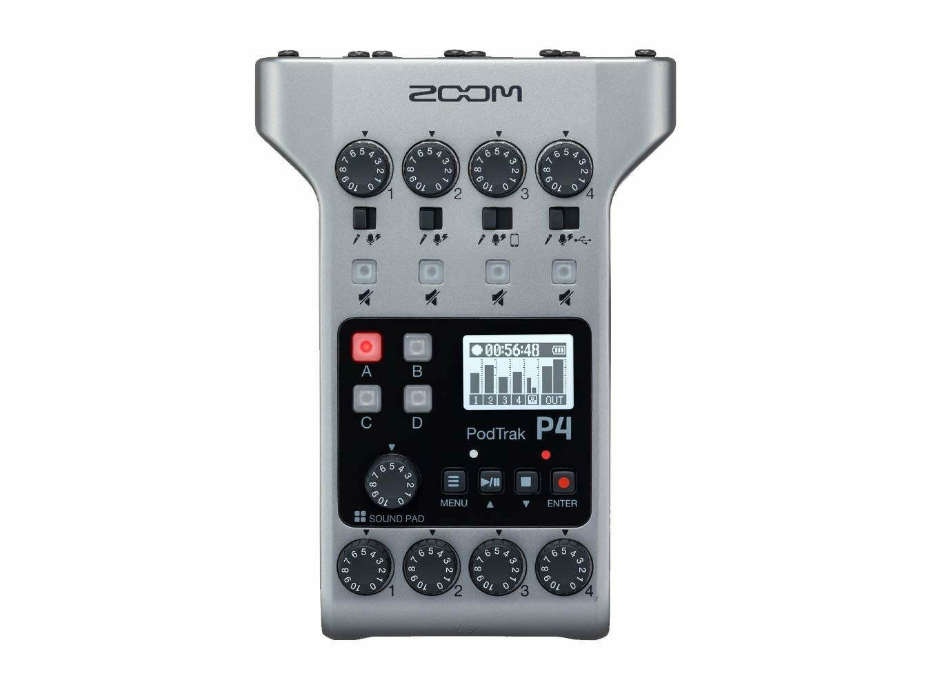 Zoom P4 PodTrak Podcast Recorder PORTABLE RECORDER - NEW - PERFECT CIRCUIT
