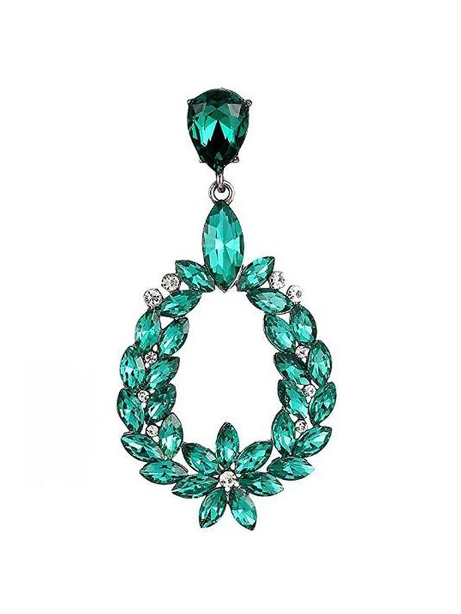 YouBella Valentine Collection Swiss Zircon Earings Fashion Fancy Dangler Earrings