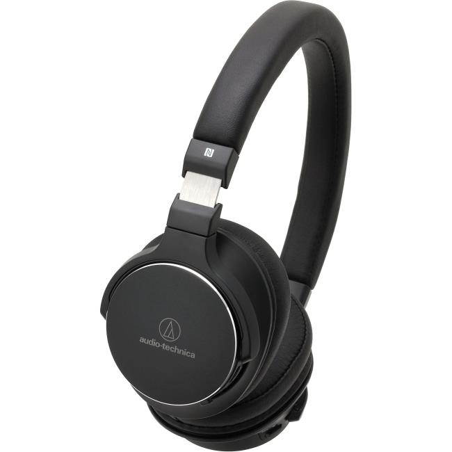 AudioTechnica ATH-SR5BTBK  Wireless Bluetooth On-Ear High-Resolution Audio Headphones (Black)