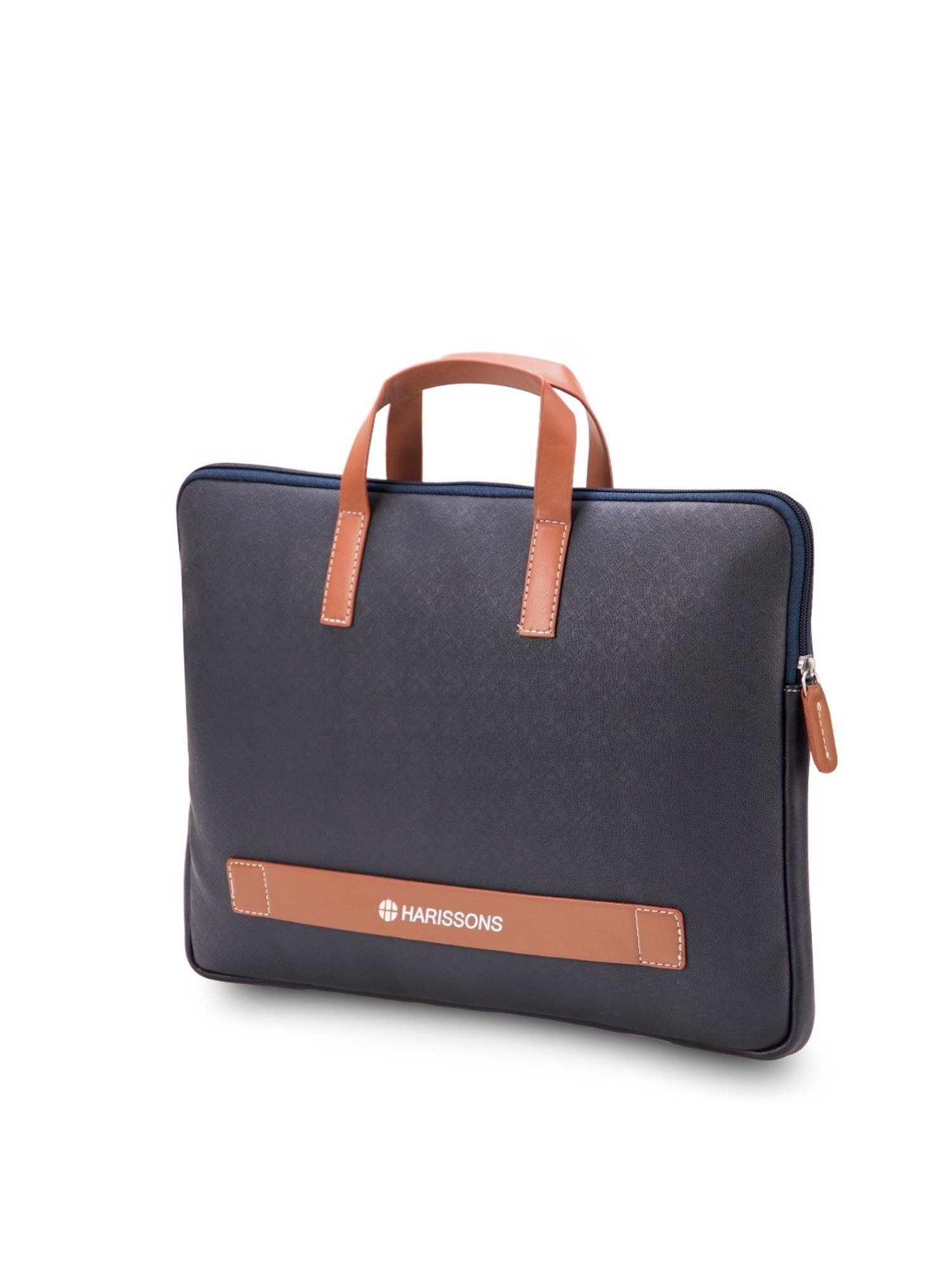 Harissons 15.6 inch Navy Blue Textured Small Laptop Sleeve