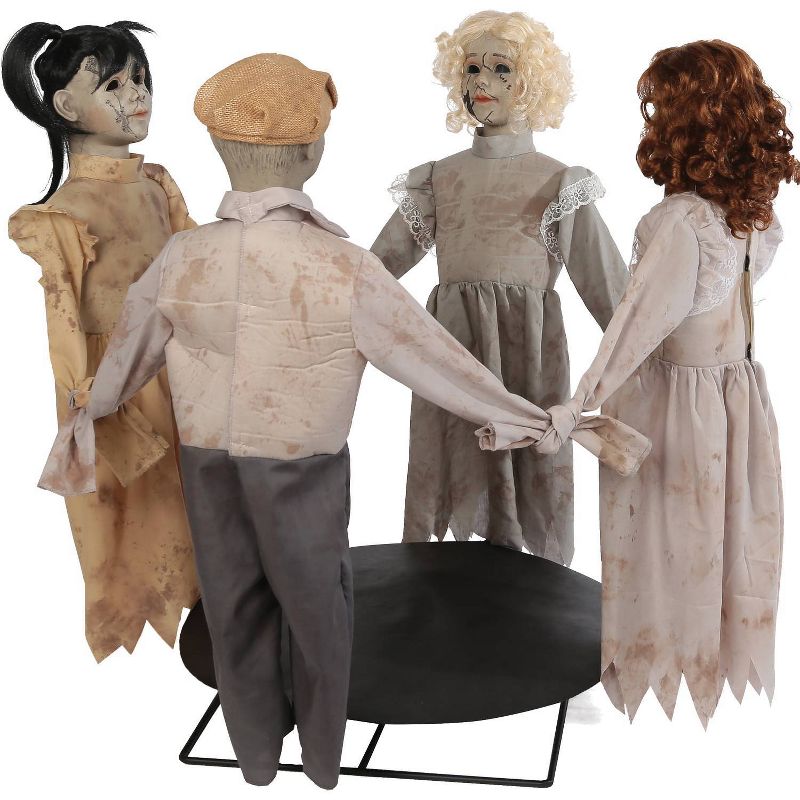 Ring Around The Rosie Animated Halloween Decorative Holiday Scene Prop