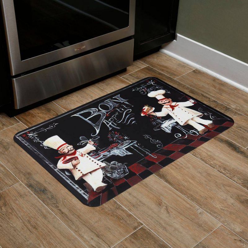 Home Dynamix 18" x 30" Chalkboard Chef Kitchen Mat