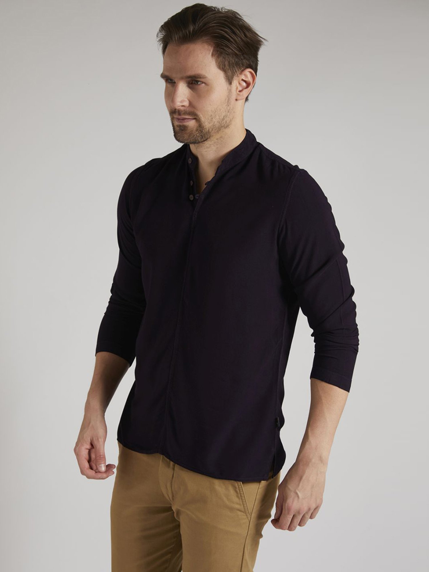 Identiti Wine Slim Fit Shirt