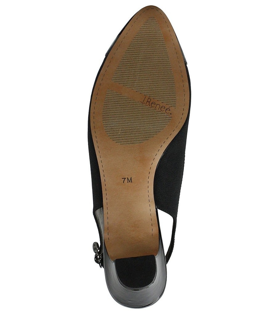 Trotters Kari Pearlized Leather Block-Heel Pumps