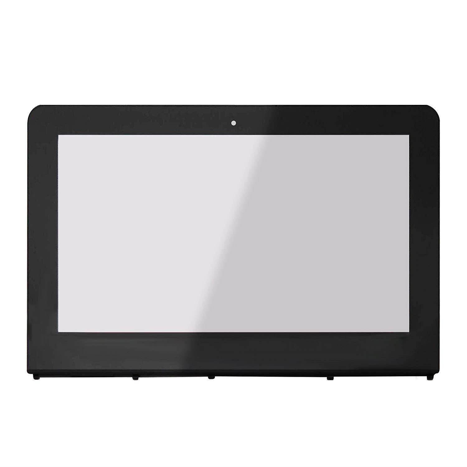 11.6 inch Replacement Touch Screen Digitizer Front Glass Panel + Bezel for HP X360 11-ab031tu 11-ab033tu 11-ab034tu 11-ab035tu 11-ab036tu with Touch Control Board