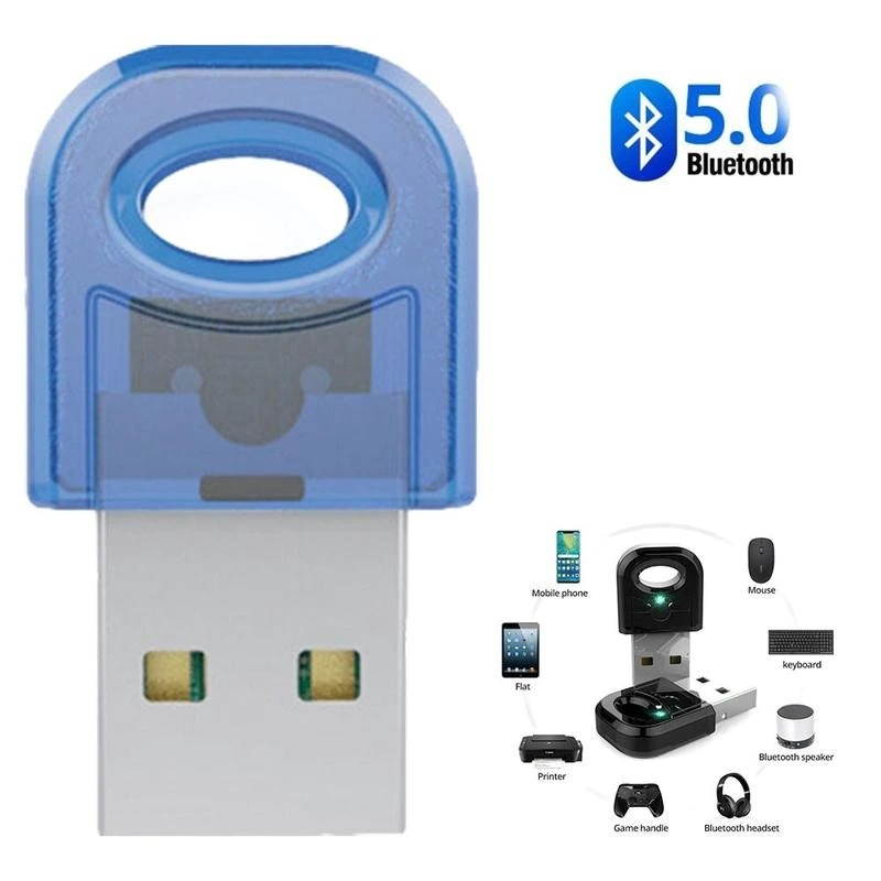 5.0 Bluetooth Adapter USB Bluetooth Transmitter for PC Computer Receptor Laptop Earphone Audio Printer Data Dongle Receiver