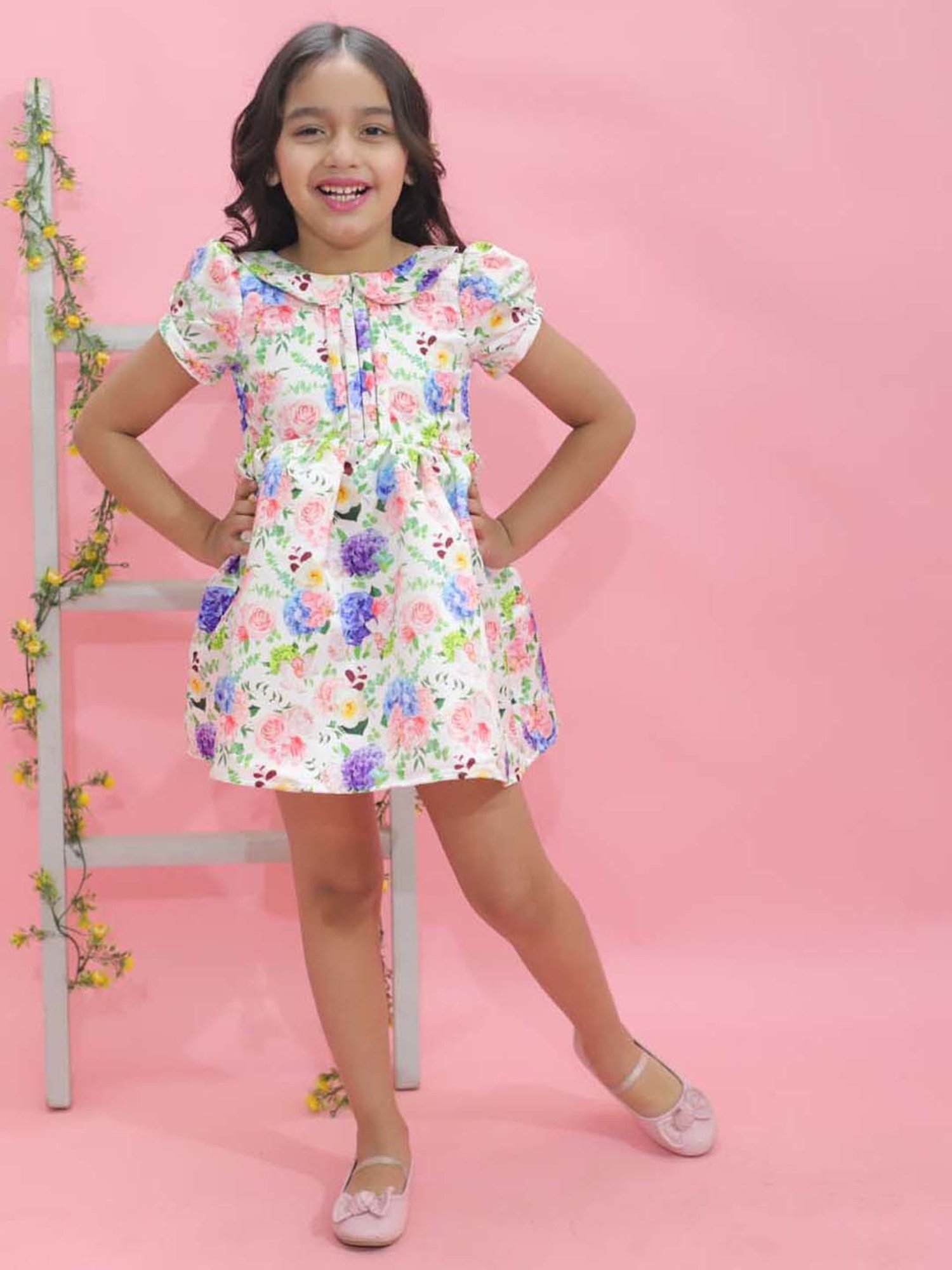 KidsDew Kids Multicolor Printed Dress
