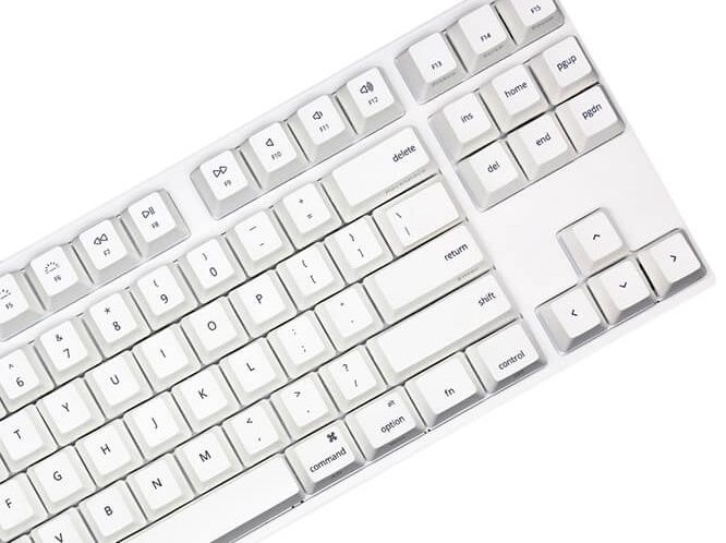 2, 60% Wired/Wireless Mechanical Keyboard (Kailh Box Brown Switch/White Case) - Full Keys Programmable - True RGB Backlit - Tap Arrow Keys - Double Shot PBT Keycaps - NKRO - 1900mAh Battery