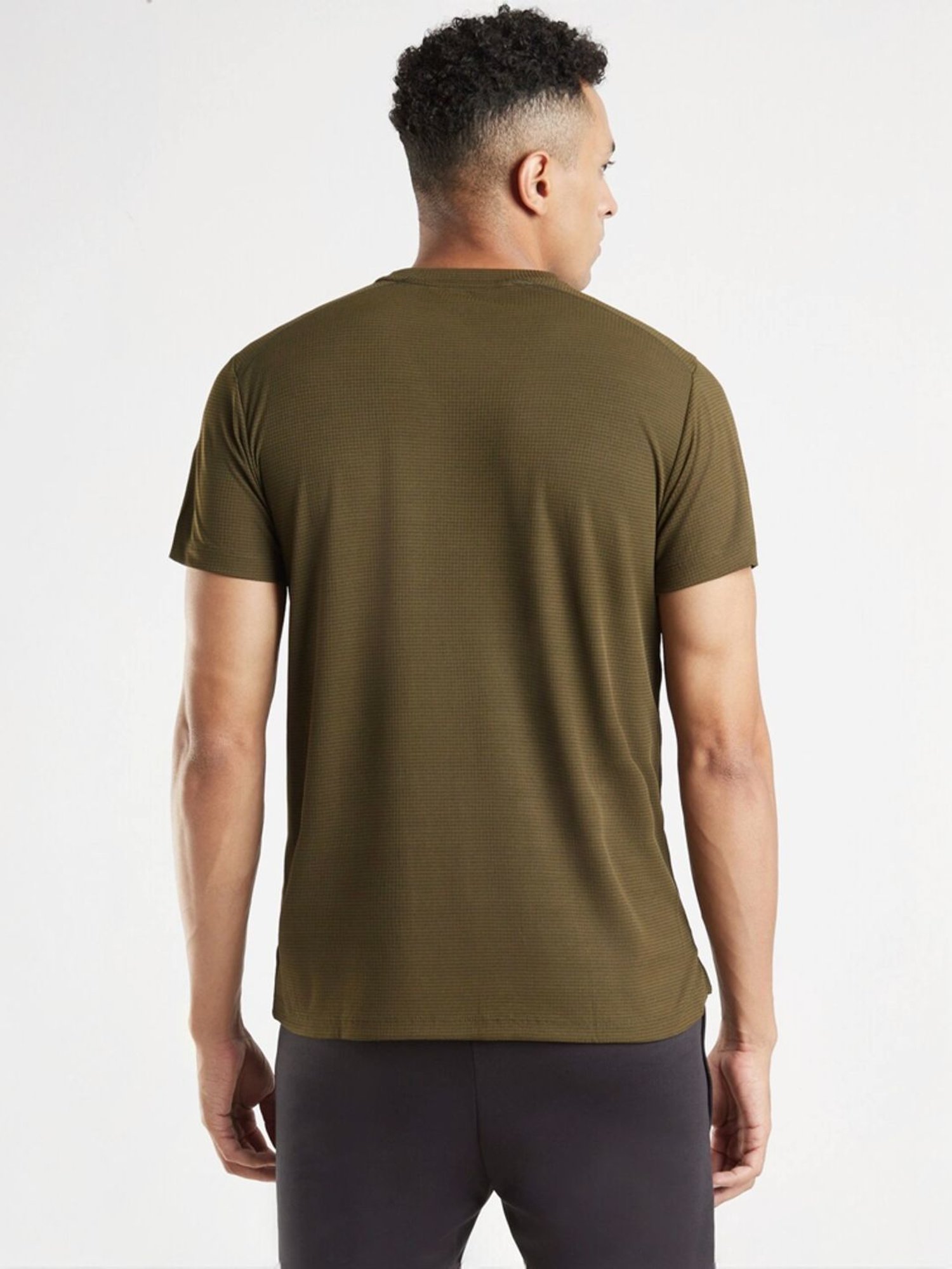 Reebok Green Regular Fit Sport T-Shirt